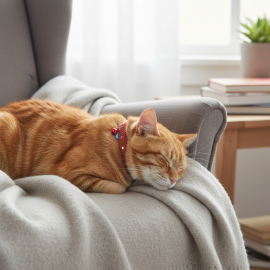 COLLIER POUR CHATON ROSE 35 CM AVEC ÉLASTIQUE DE SÉCURITÉ ET CLOCHE