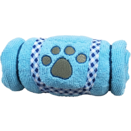PEIGNOIR DE BAIN BLEU POUR CHIEN TAILLE EXTRA PETITE LIEF