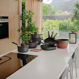 POÊLE DE CUISSON ANTIADHÉSIVE EN ALUMINIUM RECYCLÉ STONE PLUS DIAMÈTRE 28 CM