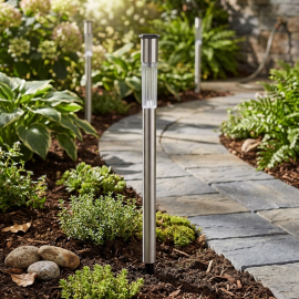 LAMPE SOLAIRE DE JARDIN LED GRUNDIG 70 CM ÉCLAIRAGE EXTÉRIEUR ÉCOLOGIQUE AUTOMATIQUE