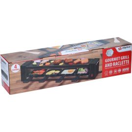 APPAREIL À RACLETTE ÉLECTRIQUE GRIL 4 PERSONNES 800 WATTS ALPINA NOIR