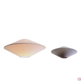 CHAPEAU ABATJOUR PR SUSPENSION BLC D40 H20CM