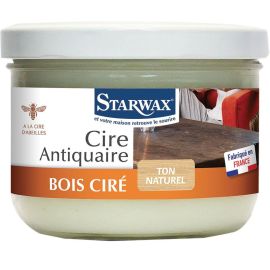 CIRE ANTIQUAIRE EN PÂTE POUR MEUBLES EN BOIS TON NATUREL 375 ML