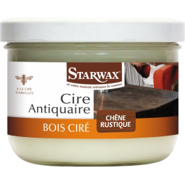 CIRE ANTIQUAIRE EN PÂTE CHÊNE RUSTIQUE POUR MEUBLES EN BOIS 375 ML