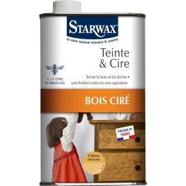 CIRE LIQUIDE TEINTANTE POUR BOIS CHÊNE MOYEN 500 ML STARWAX