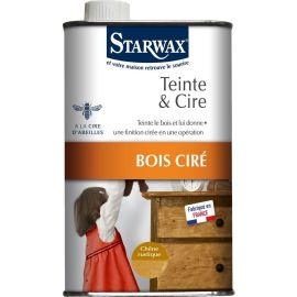 CIRE TEINTÉE LIQUIDE CHÊNE RUSTIQUE POUR BOIS 500 ML STARWAX