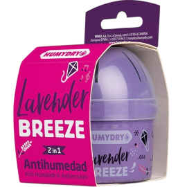 ABSORBEUR D'HUMIDITÉ ET DÉSODORISANT MINI LAVANDE HUMYDRY 75 G
