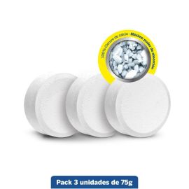 LOT DE 3 RECHARGES ABSORBEUR D’HUMIDITÉ ET DÉSODORISANT HUMYDRY MINI TAB 75 GRAMMES NEUTRE