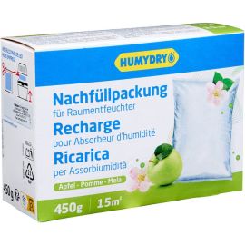 RECHARGE ABSORBEUR D’HUMIDITÉ 450 G PARFUM POMME HUMYDRY
