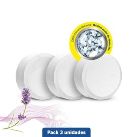 PACK DE 3 RECHARGES ABSORBEUR D’HUMIDITÉ HUMYDRY MEGA TAB 500 GRAMMES PARFUM LAVANDE