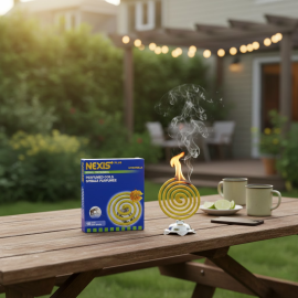 LOT DE 10 SPIRALES ANTI MOUSTIQUES À LA CITRONNELLE NEXIS