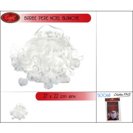 BARBE DE PÈRE NOËL BLANCHE 27x22 CM