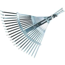 BALAI À GAZON EN ACIER SANS MANCHE À DENTS PLATES RÉGLABLE BELLOTA