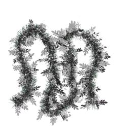 GUIRLANDE DE NOEL 10CM*2M*6PLY COULEUR ARGENT