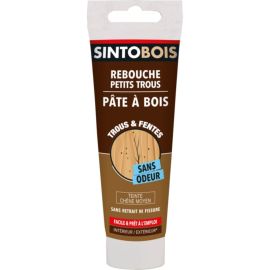 PÂTE À BOIS REBOUCHE IMPERFECTIONS CHÊNE MOYEN 80 GR SINTOBOIS