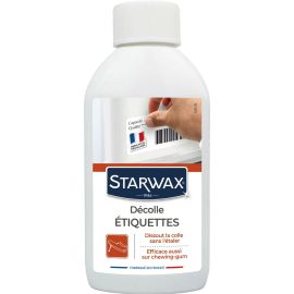 DÉCOLLEUR D'ÉTIQUETTES ADHÉSIVES 200 ML POUR VITRES MIROIRS FAÏENCE STARWAX