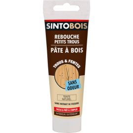 PÂTE À BOIS REBOUCHE IMPERFECTIONS NATUREL 80 GR SINTOBOIS