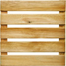 DALLE TERRASSE EN BOIS PIN SYLVESTRE TRAITÉ AUTOCLAVE LARA 40X40 CM ÉPAISSEUR 2,4 CM