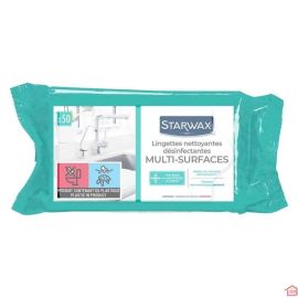 LINGETTES NETTOYANTES DÉSINFECTANTES MULTI-SURFACES x50