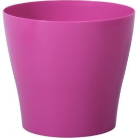 CACHE-POT SYNUE 14 CM CYCLAMEN DESIGN INTÉRIEUR PLASTIQUE