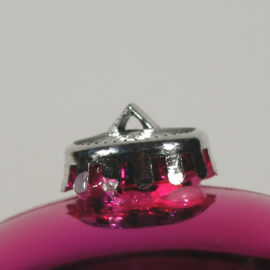 BOULE DÉCORATIVE 15 CM EN BOÎTE PVC AVEC ASSORTIMENT DE 6 COULEURS