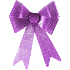 SUJET À SUSPENDRE "NŒUD" POLARIS DÉCORATION FESTIVE RÉUTILISABLE