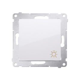 BOUTON POUSSOIR 16AX PR BLANC