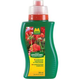 ENGRAIS LIQUIDE GÉRANIUMS ET PLANTES FLEURIES 350 ML MASSO GARDEN