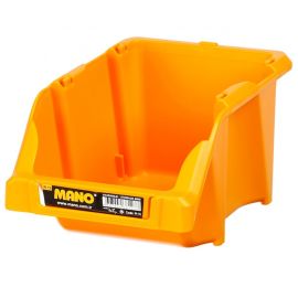 BAC RANGEMENT À BEC JAUNE 125X195X90 MM MANO