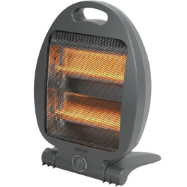 CHAUFFAGE À QUARTZ KROHLER 400 ET 800 W AVEC POIGNÉE ET ORIENTATION RÉGLABLE