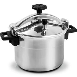 COCOTTE EXPRESS EN ALUMINIUM ALIMENTAIRE 8 LITRES AVEC PANIER ET SYSTÈME DE SÉCURITÉ