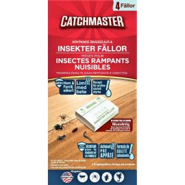 PLAQUE COLLE ATTRAPE INSECTES RAMPANTS POUR CAFARDS ET SCORPIONS CATCHMASTER