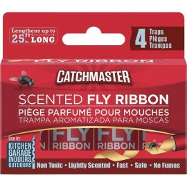 RUBAN ADHÉSIF ATTRAPE MOUCHES ET INSECTES NON TOXIQUE PARFUMÉ CATCHMASTER