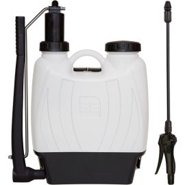 PULVÉRISATEUR À DOS 16 L AVEC LANCE ET SYSTÈME DE POMPAGE AMBIDEXTRE BLANC ET NOIR