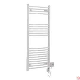 SECHE SERVIETTE UNO 1410X500 THERMOSTAT BLANC