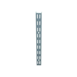 CREMAILLERE  DOUBLE GRIS ALUMUNIUM 1 M