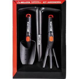KIT D’OUTILS DE JARDINAGE EN FIBRE DE VERRE BELLOTA AVEC CULTIVATEUR BINETTE ET TRANSPLANTOIR