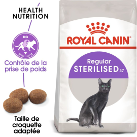 CROQUETTES POUR CHAT STÉRILISÉ FHN STERILISED 37 400 GRAMMES ROYAL CANIN