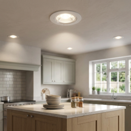 SPOT LED GU10 BLANC 7 WATTS LUMIÈRE BLANC FROID 6500 KELVIN ÉQUIVALENT HALOGÈNE 50 WATTS