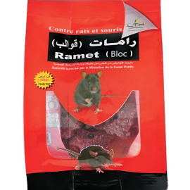 BLOC RATICIDE RAMET 100 GR POUR RATS ET SOURIS