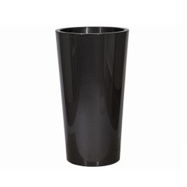  POT TUIT NOIR AVEC BAC INTÉGRÉ 40 CM