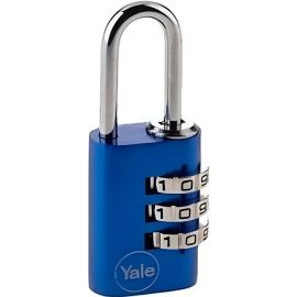 CADENAS À COMBINAISON 28 MM ALUMINIUM BLEU