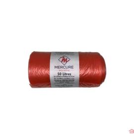 SAC FLÉXITÈNE ROUGE 50L NORME NF EN 13592 - 50 SACS