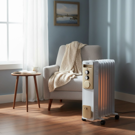 RADIATEUR ÉLECTRIQUE À BAIN D’HUILE 9 ÉLÉMENTS 2000 W OCEAN