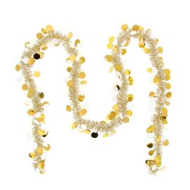 GUIRLANDE DORÉE À BRINS FINS MOTIF ROND 2.5 M