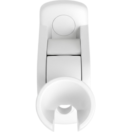 SUPPORT MURAL DOUCHETTE ORIENTABLE RÉGLABLE EN THERMOPLAST BLANC