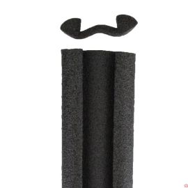 DESSOUS DE PORTE DOUBLE BOURRELET 93 CM NOIR