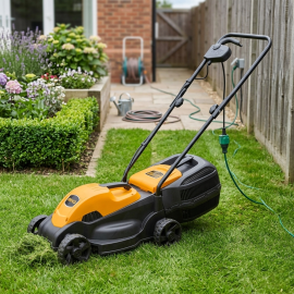 TONDEUSE À GAZON ÉLECTRIQUE 1600 W LARGEUR DE COUPE 38 CM BAC 45 L INGCO