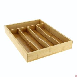 RANGE-COUVERTS EN BAMBOU 34X25X4.2CM