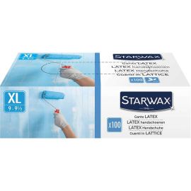 GANTS EN LATEX NATUREL TAILLE XL BOÎTE DE 100 UNITÉS